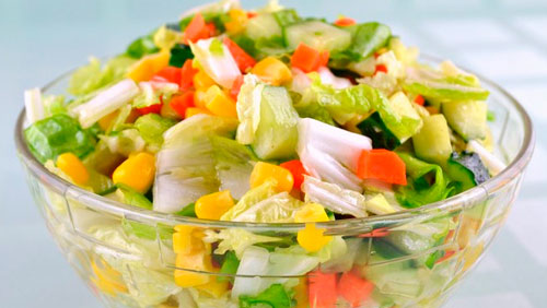 Рецепты овощных салатов на каждый день