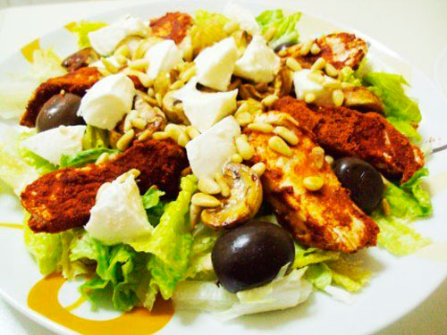 Рецепты салатов с кедровыми орехами